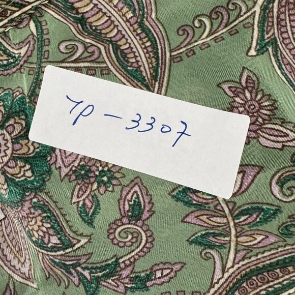 J. Jill Poncho Top XL-3X Paisley Floral Green Multicolored V-Neck Boho TP-3307‎ - Picture 2 of 8
